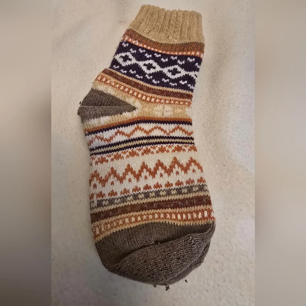 Vibrant Multicolor Patterned Womens Socks